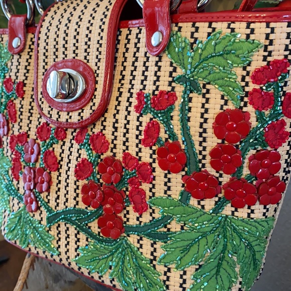 NEW Isabella Fiore basket weave bag - Picture 7 of 11